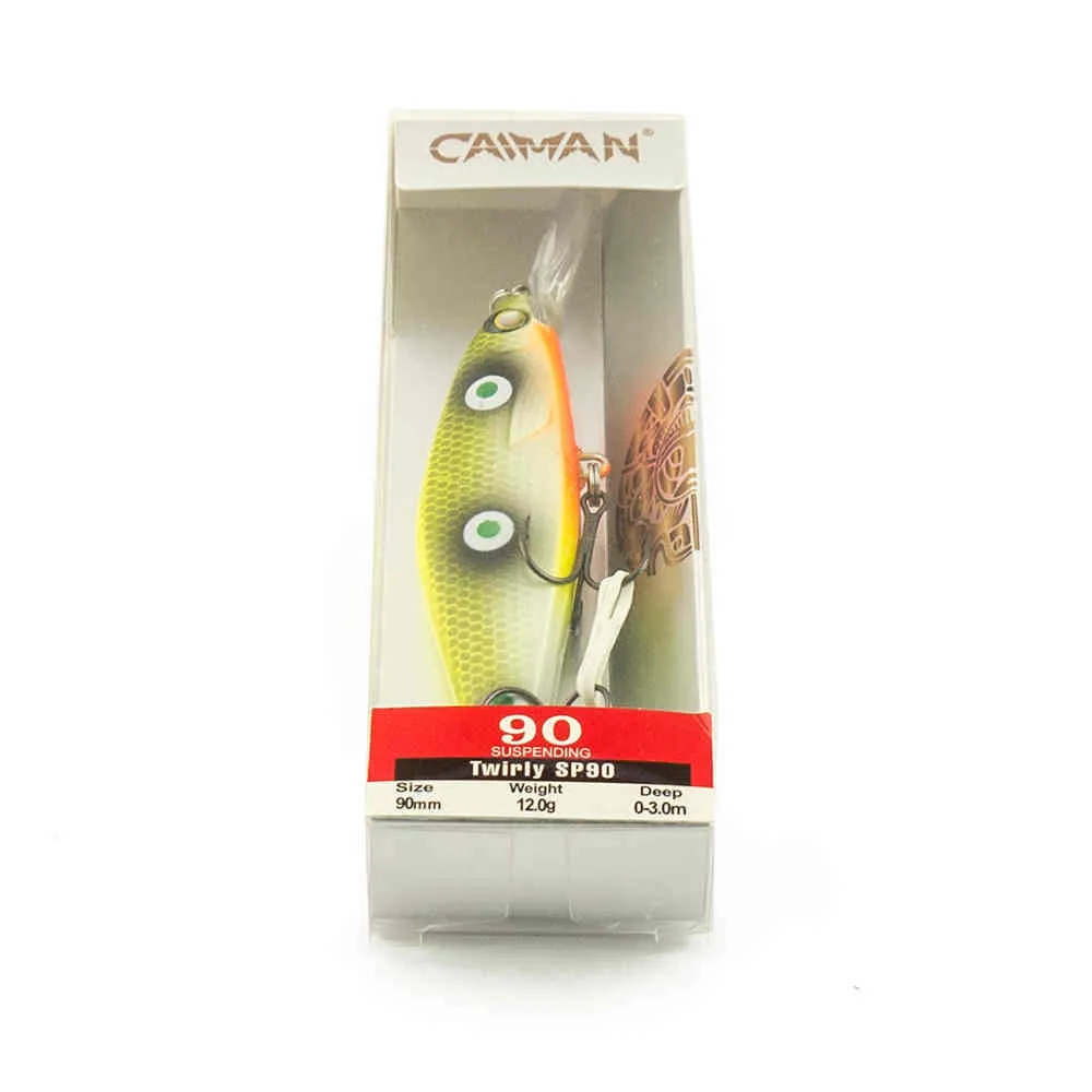 Воблер Caiman Twirly 90SP 12g 3м цвет СМ153