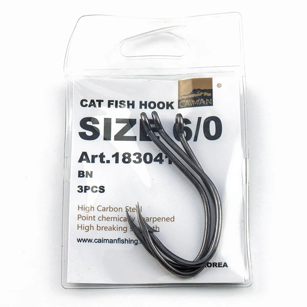 Крючок Caiman Сat Fish № 6/0 ( уп. 3шт.) 183041