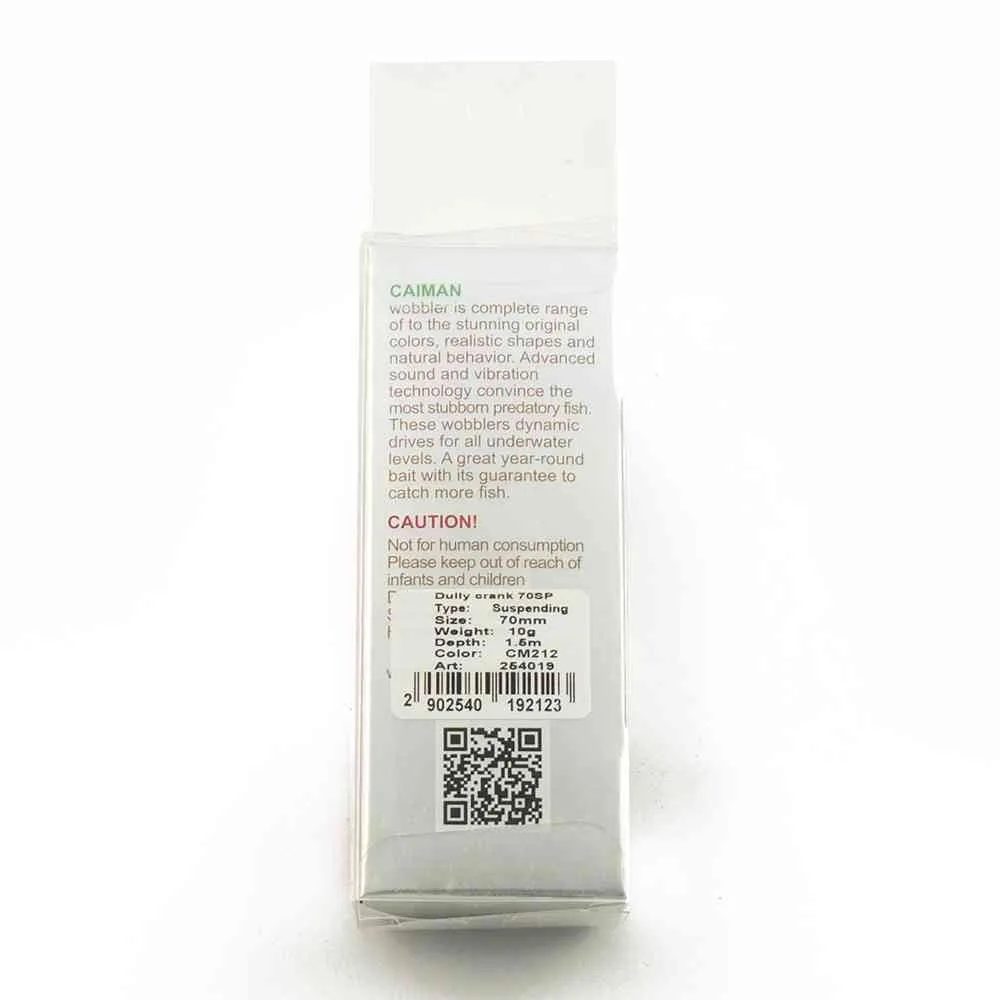 Воблер Caiman Dully Crank 70SP 10g 1,5м цвет СМ212