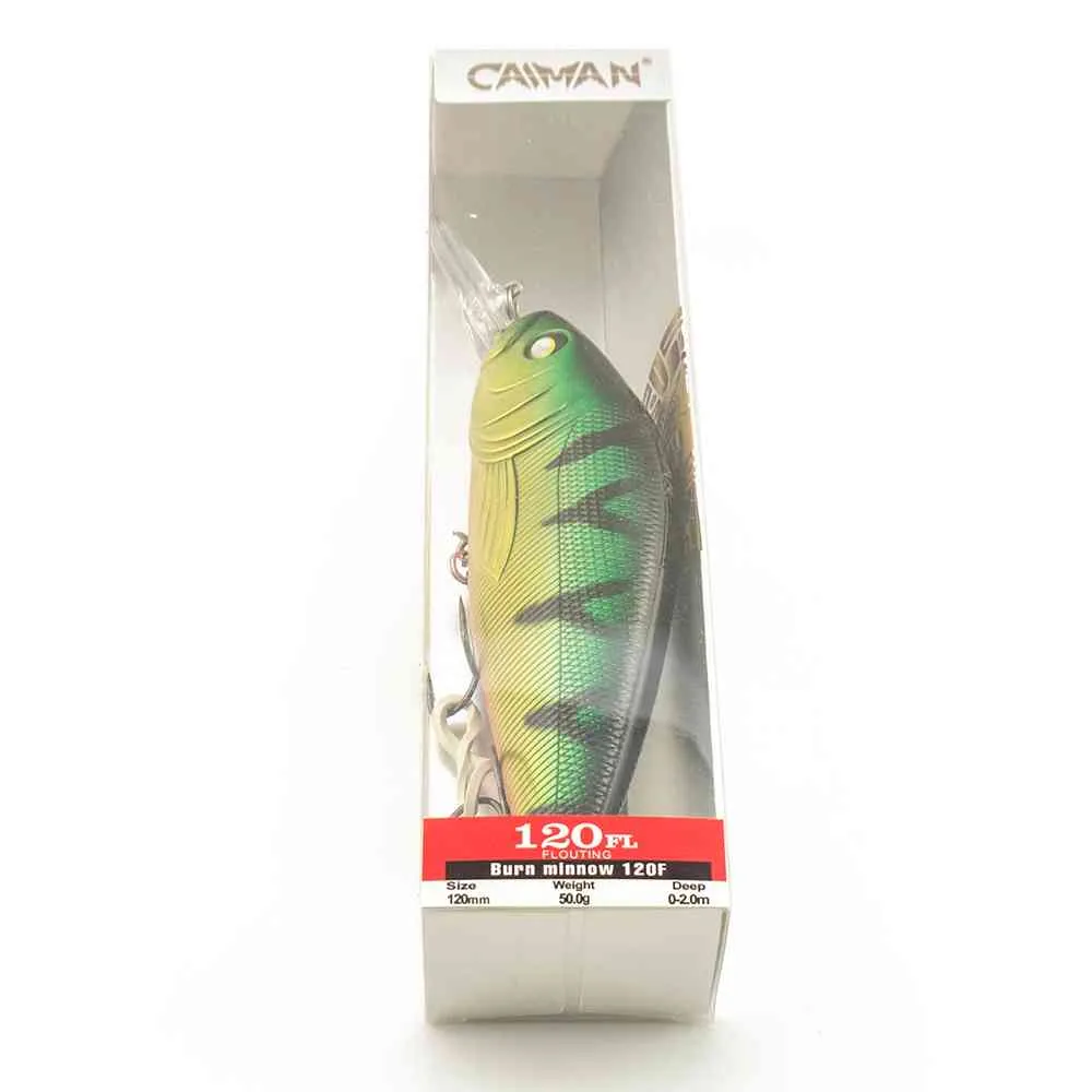 Воблер Caiman Burn minnow 120F 50g 2м цвет СМ370