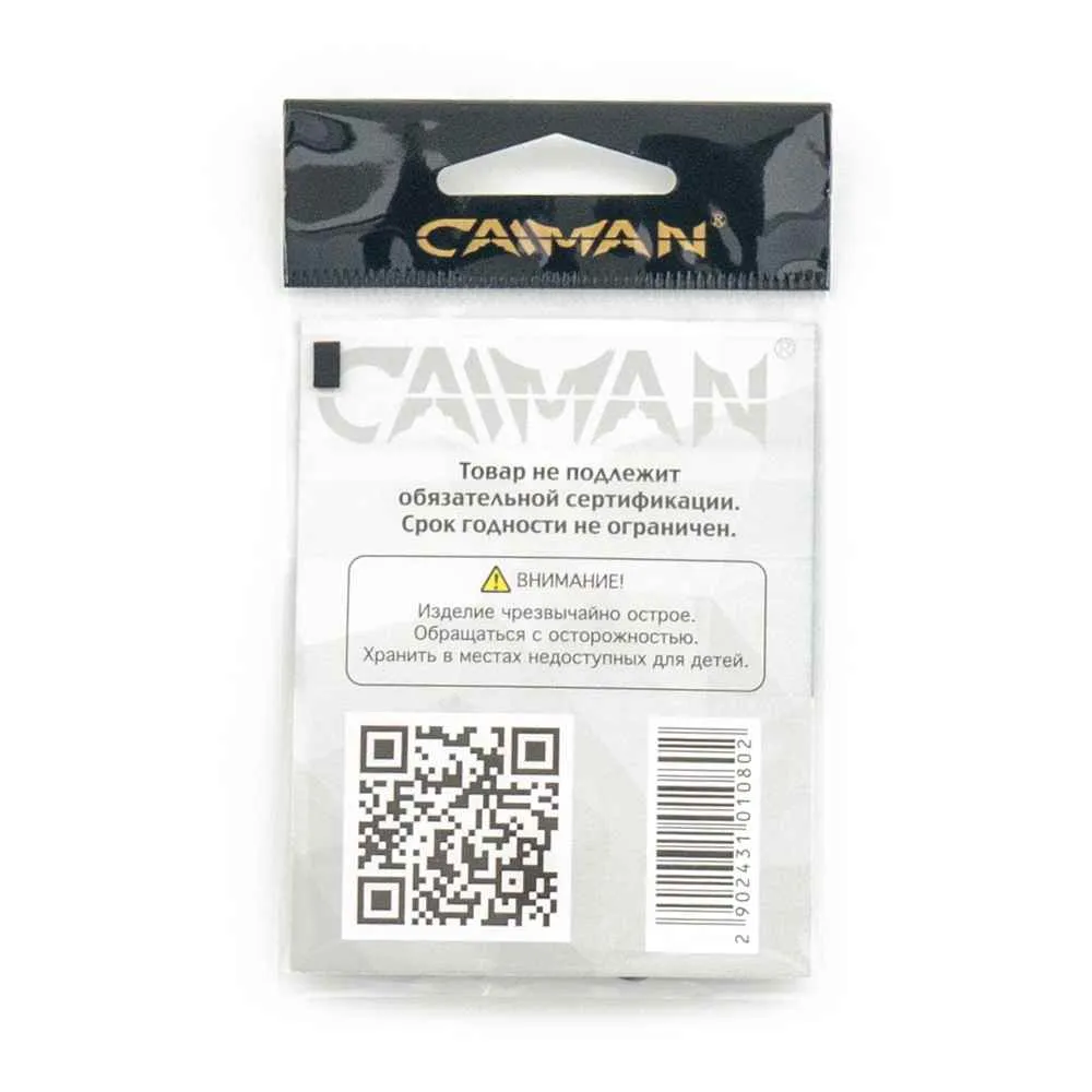 Крючки Caiman Curve Shank Carp Teflon №8 12400