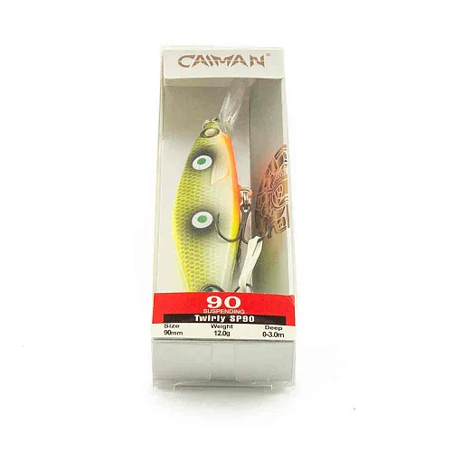 Воблер Caiman Twirly 90SP 12g 3м цвет СМ153