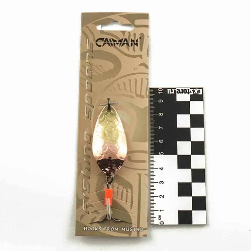 Блесна колеблющаяся Caiman Alga 15гр 5,3см цвет CN37 (5шт в упак.)