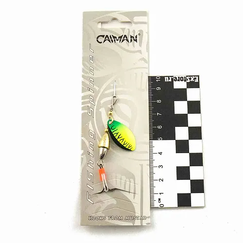 Блесна вращающаяся Caiman Cricket 7гр #3 цвет CA100 (5шт в упак.)