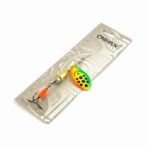 Блесна вращающаяся Caiman Cricket 15гр #5 цвет CA101 (5шт в упак.)