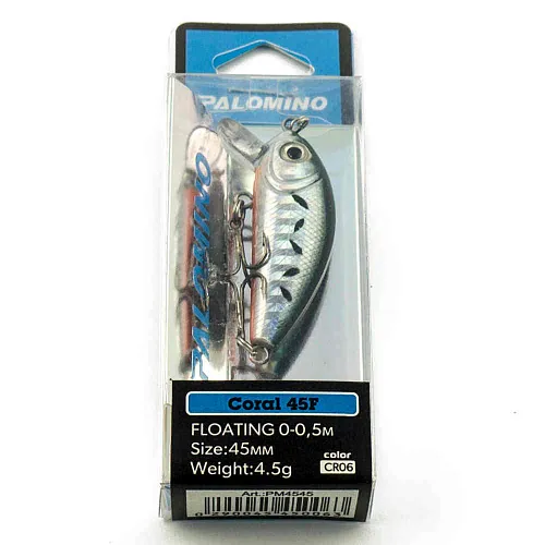 Воблер Palomino Coral 45F 4,5гр 0-0,5м цвет 6