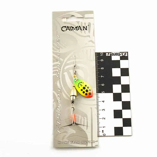 Блесна вращающаяся Caiman Cricket 7гр #3 цвет CA28 (5шт в упак.)
