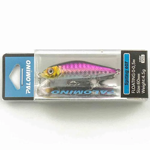 Воблер Palomino Spring 60F 4,5гр 0-0,5м цвет 5
