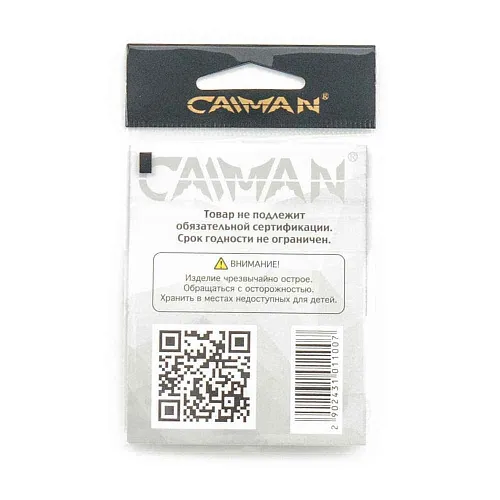 Крючки Caiman Curve Shank Carp Teflon №10 12400