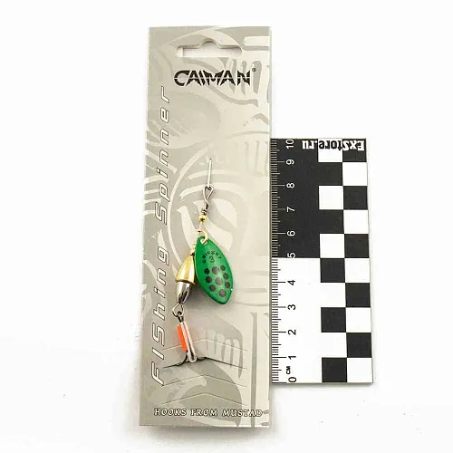 Блесна вращающаяся Caiman Cricket 7гр #3 цвет CA99 (5шт в упак.)