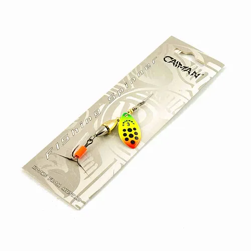 Блесна вращающаяся Caiman Cricket 7гр #3 цвет CA28 (5шт в упак.)