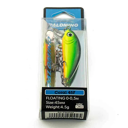 Воблер Palomino Coral 45F 4,5гр 0-0,5м цвет 2