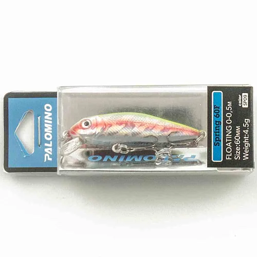 Воблер Palomino Spring 60F 4,5гр 0-0,5м цвет 9