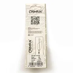 Блесна вращающаяся Caiman Oval core 10гр #4 цвет CA17 (5шт в упак.)