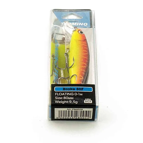 Воблер Palomino Brake 80F 9,5гр 0-1м цвет 4