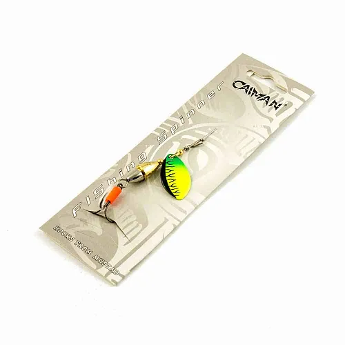Блесна вращающаяся Caiman Cricket 7гр #3 цвет CA100 (5шт в упак.)