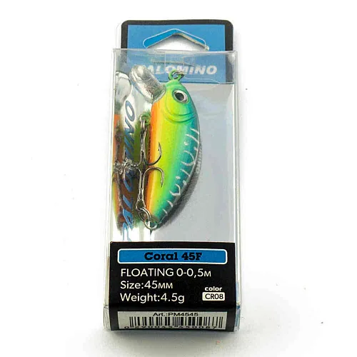 Воблер Palomino Coral 45F 4,5гр 0-0,5м цвет 8