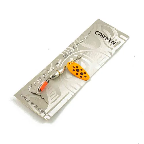 Блесна вращающаяся Caiman Oval core 10гр #4 цвет CA19 (5шт в упак.)