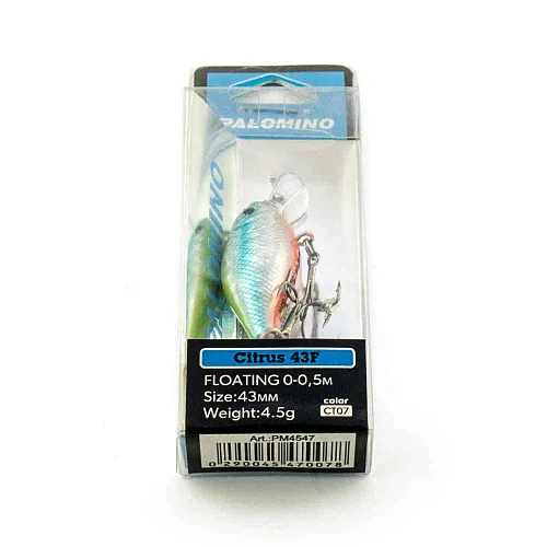 Воблер Palomino Citrus 43F45,5гр 0-0,5м цвет 7