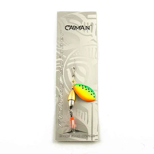 Блесна вращающаяся Caiman Cricket 10гр #4 цвет CA112 (5шт в упак.)