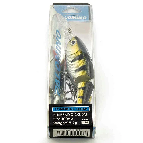Воблер Palomino LongBill 100SP 15,2гр 0,2-2,5м цвет 4