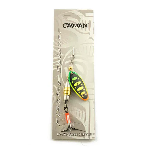 Блесна вращающаяся Caiman Wing standart 12гр #3 цвет CA82 (5шт в упак.)