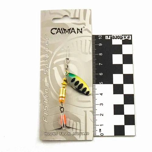Блесна вращающаяся Caiman Longy classic 6гр #1 цвет CA12 (5шт в упак.)