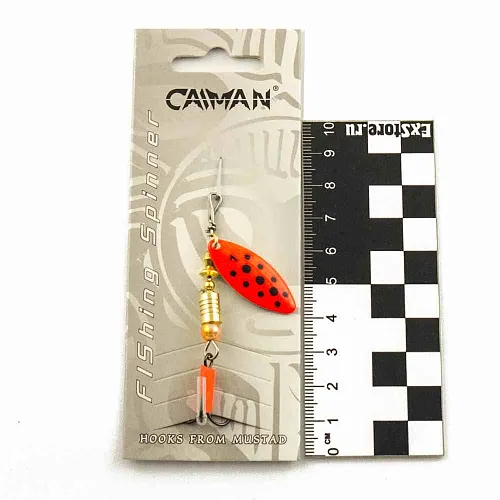 Блесна вращающаяся Caiman Longy classic 6гр #1 цвет CA11 (5шт в упак.)