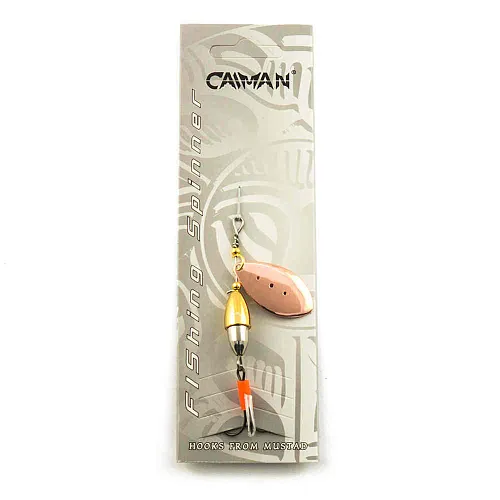 Блесна вращающаяся Caiman Cricket 10гр #4 цвет CA01 (5шт в упак.)