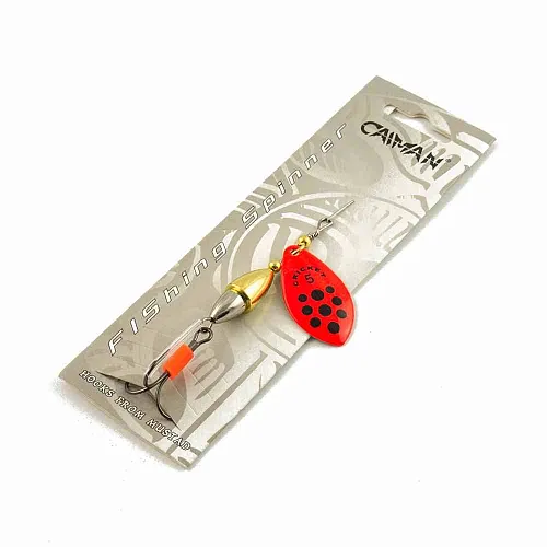 Блесна вращающаяся Caiman Cricket 15гр #5 цвет CA102 (5шт в упак.)