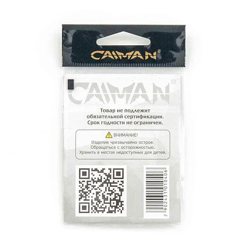 Крючки Caiman Curve Shank Carp Teflon №4 12400
