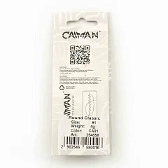 Блесна вращающаяся Caiman Round Classic 4гр #1 цвет CA01 (5шт в упак.)