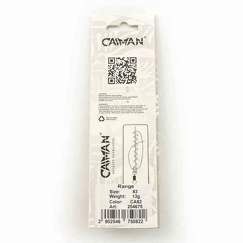 Блесна вращающаяся Caiman Range 13гр #3 цвет CA82 (5шт в упак.)