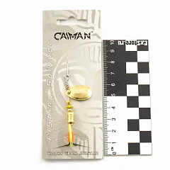 Блесна вращающаяся Caiman Round Classic 4гр #1 цвет CA03 (5шт в упак.)