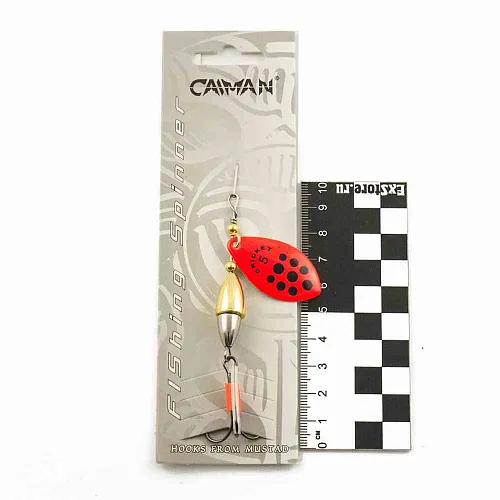 Блесна вращающаяся Caiman Cricket 15гр #5 цвет CA102 (5шт в упак.)