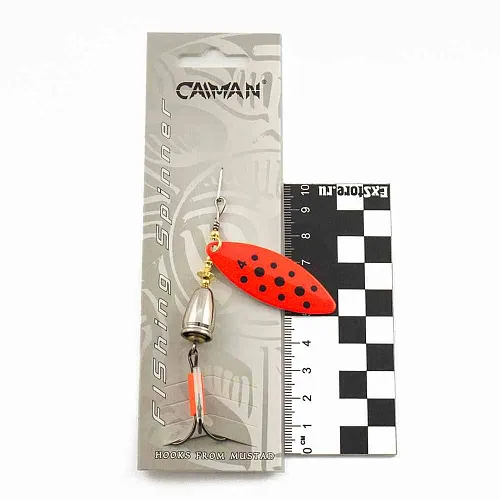 Блесна вращающаяся Caiman Longy Accoustic 14гр #4 цвет CA11 (5шт в упак.)