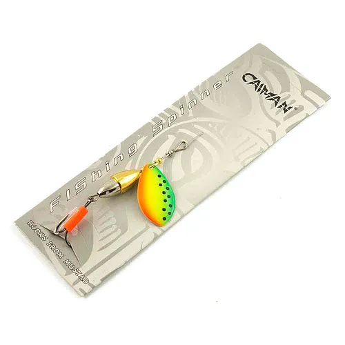 Блесна вращающаяся Caiman Cricket 10гр #4 цвет CA112 (5шт в упак.)