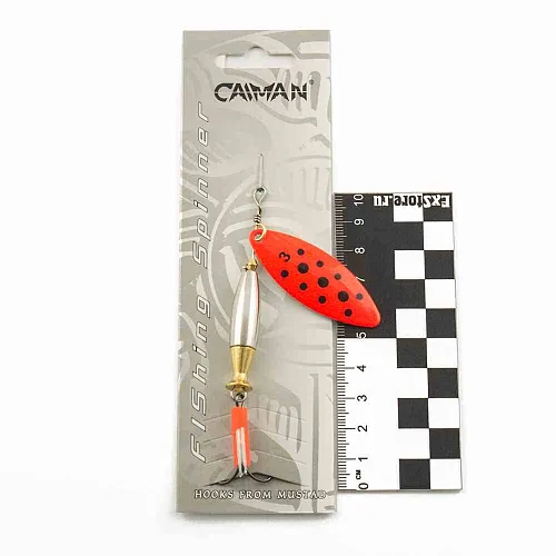 Блесна вращающаяся Caiman Longy Heavy 24гр #3 цвет CA11 (5шт в упак.)
