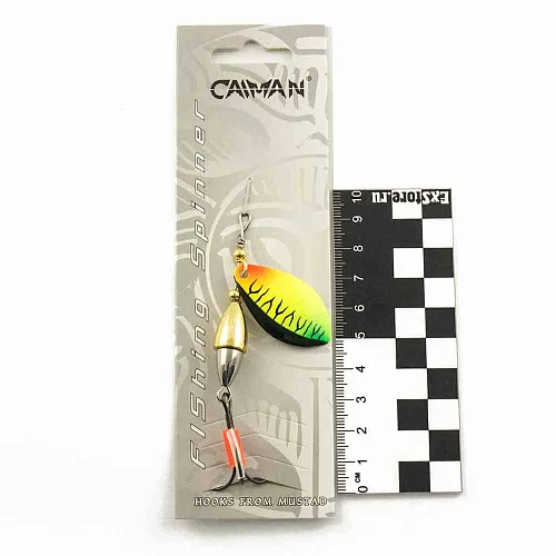 Блесна вращающаяся Caiman Cricket 15гр #5 цвет CA103 (5шт в упак.)
