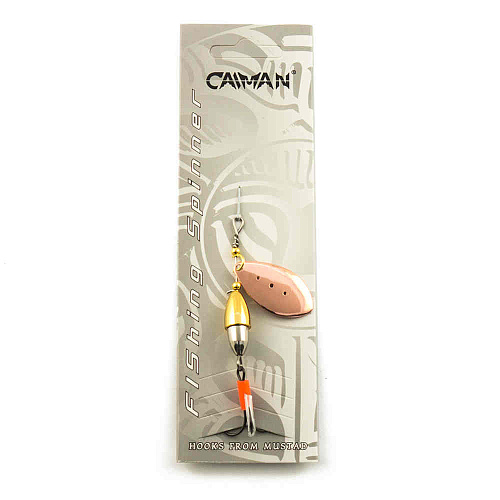 Блесна вращающаяся Caiman Cricket 10гр #4 цвет CA01 (5шт в упак.)