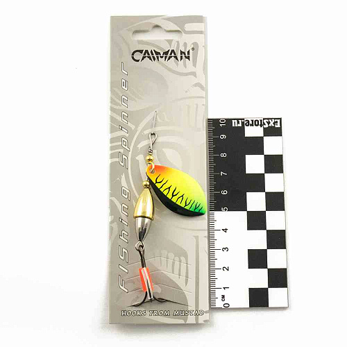 Блесна вращающаяся Caiman Cricket 15гр #5 цвет CA103 (5шт в упак.)
