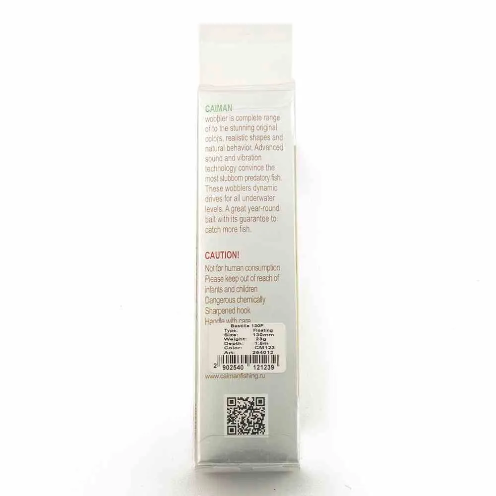 Воблер Caiman Bastille 130F 23g 1,5м цвет СМ123