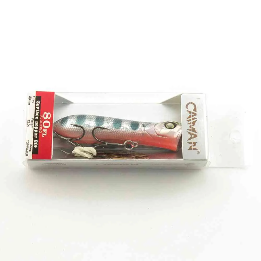 Воблер Caiman Surface popper 80F 12g 0м цвет СМ230