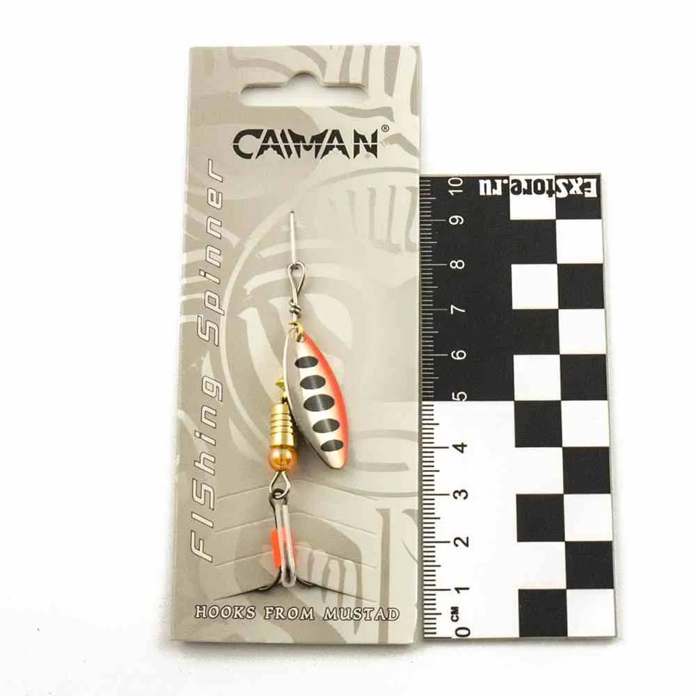Блесна вращающаяся Caiman Longy classic 6гр #1 цвет CA07 (5шт в упак.)