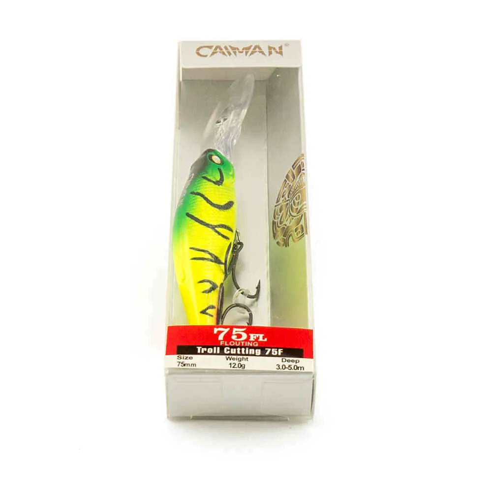 Воблер Caiman Troll Cutting 75F 12g 3-5м цвет СМ31