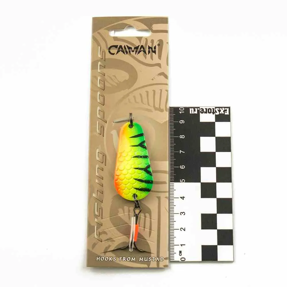 Блесна колеблющаяся Caiman Satir 21гр 5см цвет CN40 (5шт в упак.)