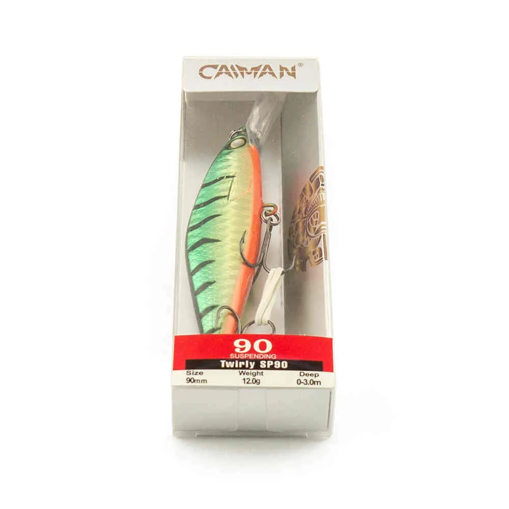 Воблер Caiman Twirly 90SP 12g 3м цвет СМ150