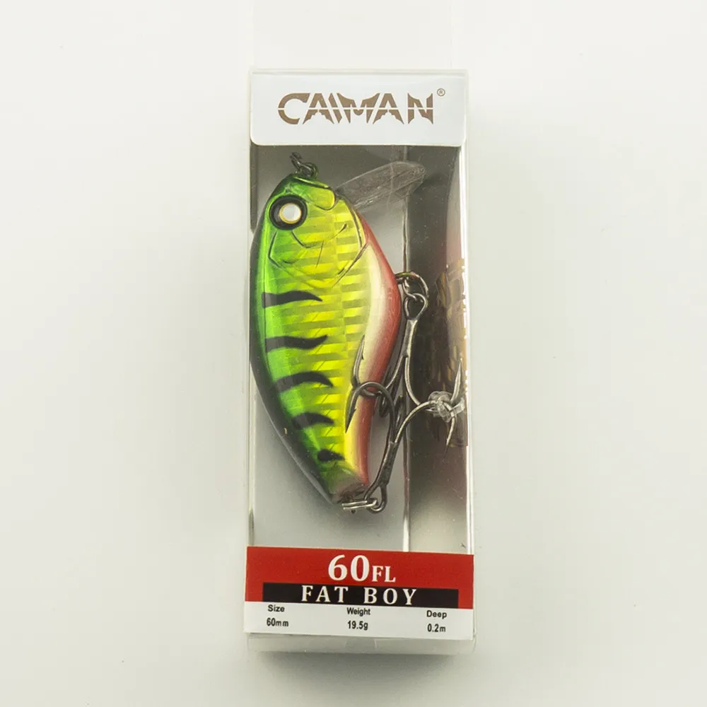 Воблер Caiman Fat Boy 60F 19,5g 0,2м цвет СМ538