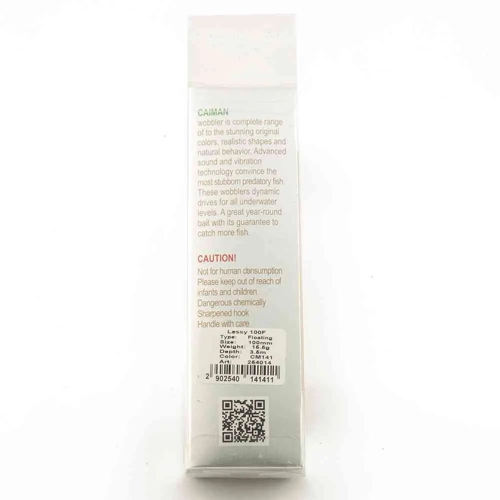 Воблер Caiman Lessy 100F 15,5g 3,5м цвет СМ141