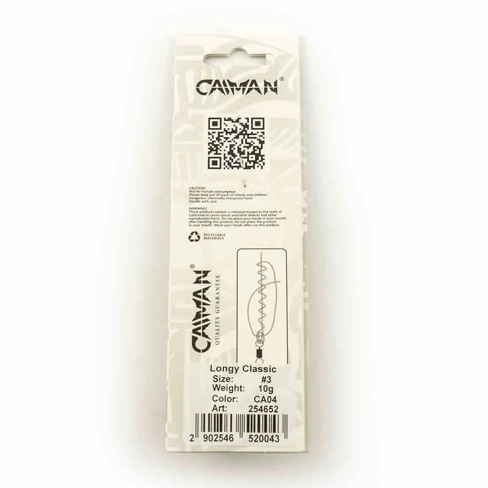 Блесна вращающаяся Caiman Longy classic 10гр #3 цвет CA04 (5шт в упак.)